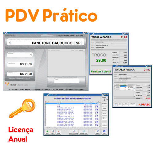 PDV Prático - Licença Anual